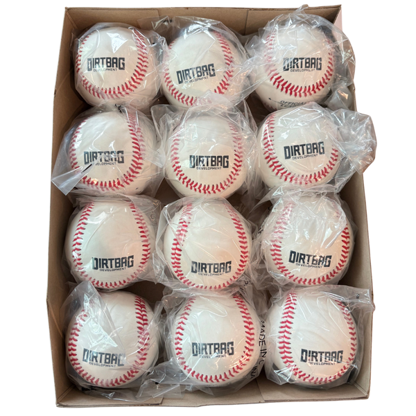 Dirtbag Development Grade B Official League Practice Baseball - 9 in, 5 oz
